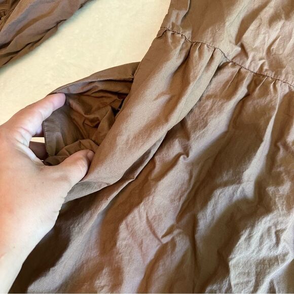 Nation LTD Brown Tiered Dalia Victorian Dress Women's Size Small - Picture 14 of 15